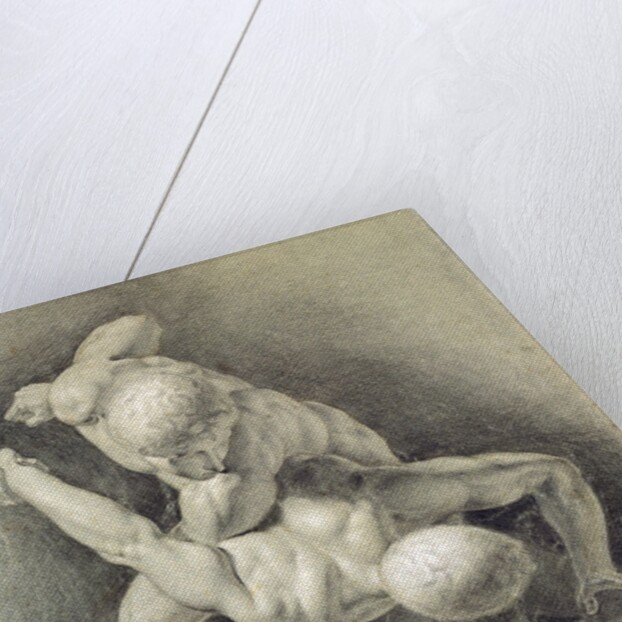 Study of the cast of The Pancastinae or Wrestlers by William Mulready