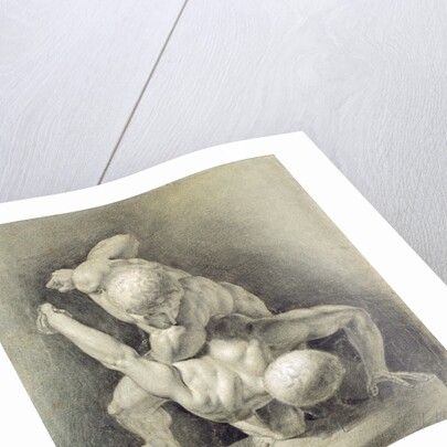 Study of the cast of The Pancastinae or Wrestlers by William Mulready