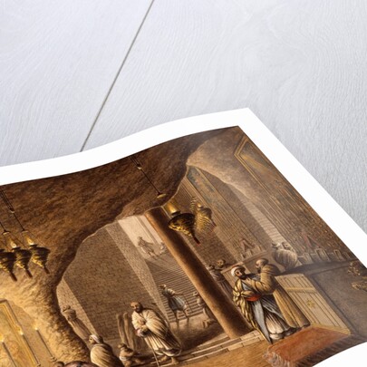 Grotto of the Nativity, in Bethelem by Luigi Mayer