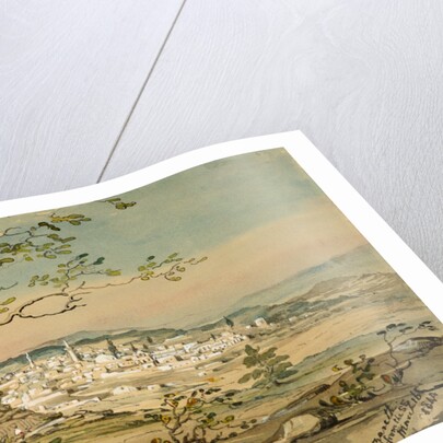 Nazareth from the South East. Holy Land, 18th-19th century by Unknown