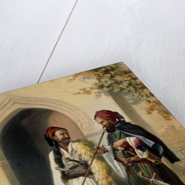 Osmanli Soldiers by Achille-Constant-Theodore-Emile Prisse d'Avennes