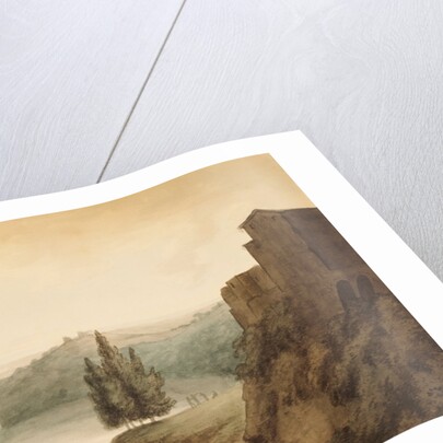 The Lake of Nemi by John Robert Cozens