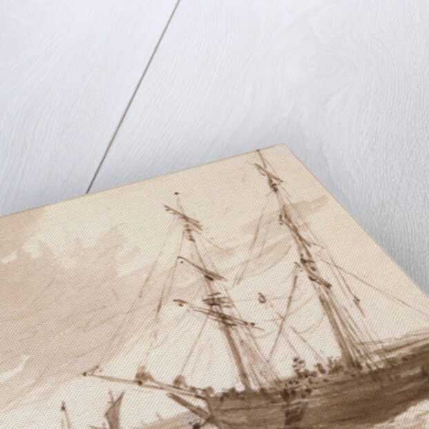 The Malta on Brighton Beach by John Constable