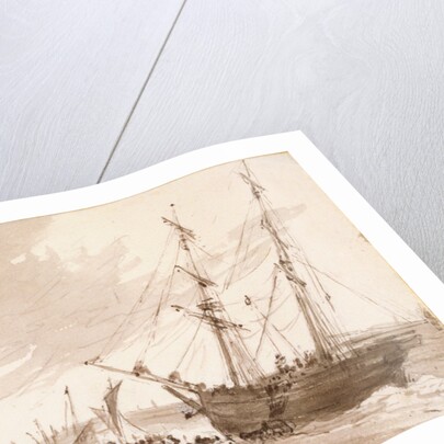 The Malta on Brighton Beach by John Constable