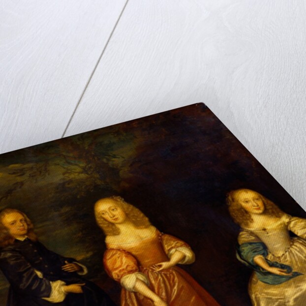 Elizabeth Dysart with her Husband and Sister by Joan Carlile