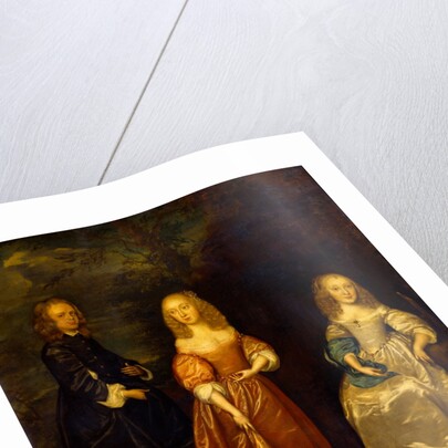 Elizabeth Dysart with her Husband and Sister by Joan Carlile