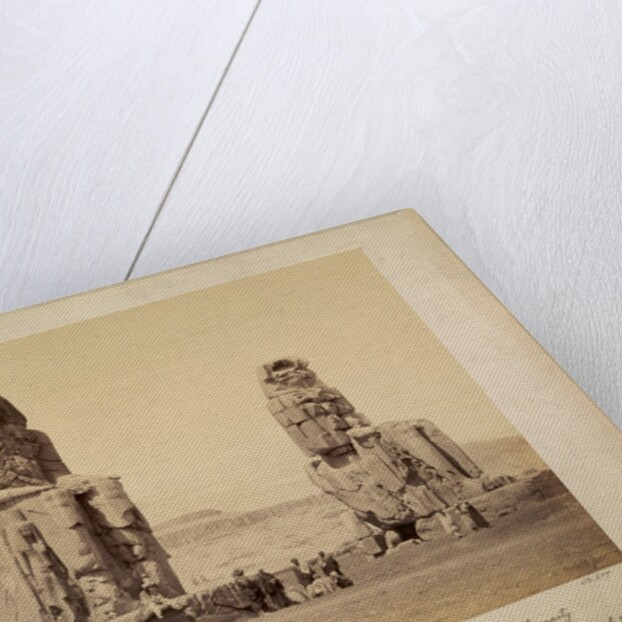 Memnon, Colossi of Thebes by Francis Bedford