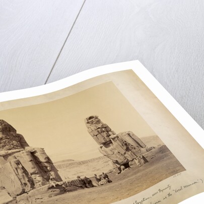 Memnon, Colossi of Thebes by Francis Bedford