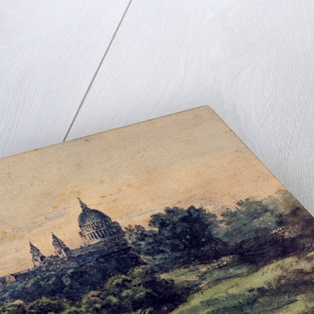 St Paul's From Lambeth Marsh by Patrick Nasmyth