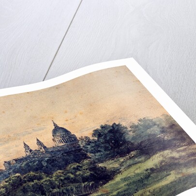St Paul's From Lambeth Marsh by Patrick Nasmyth