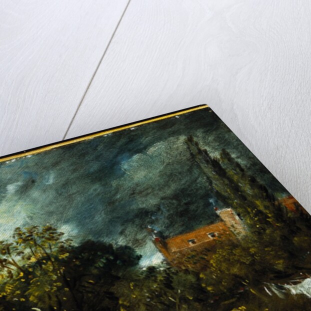 Trees, Sky and Red House by John Constable