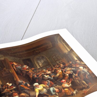 The egg dance, peasants merrymaking in an Inn by Jan Steen