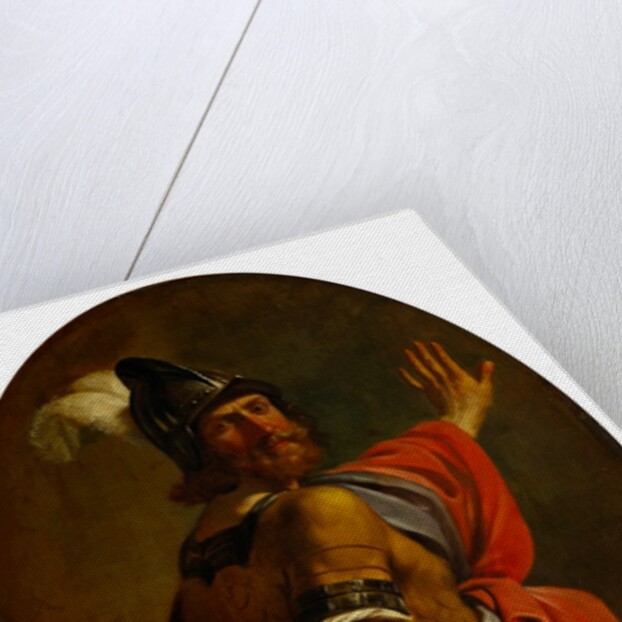 Mars as a warrior by Guercino