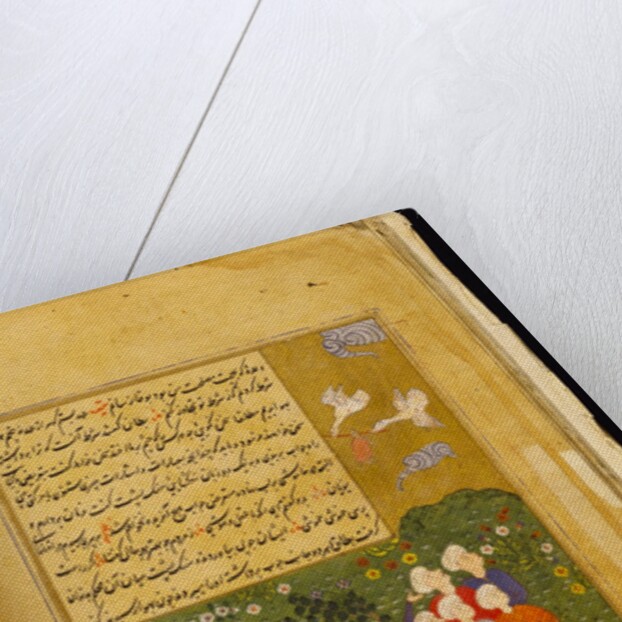 Page from the Anvari Suhayli manuscript. India, late 16th century by Unknown