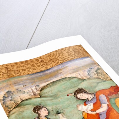 Lady with a companion. India, Mughal period, early 17th century by Unknown