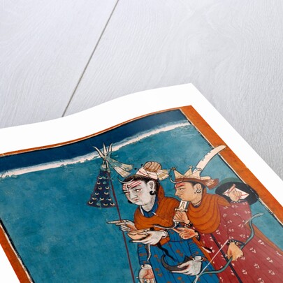 Shiva and the goddess Devi with attendant animals by Unknown