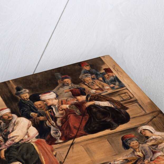 The Turkish Courier relating the News of the Capture of Acre by David Wilkie