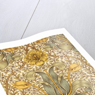 Lily wallpaper by William Morris