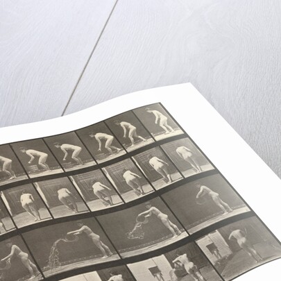 Woman Emptying a Pail of Water by Eadweard Muybridge