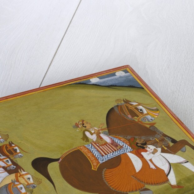Raja Ranjit Singh of Jaisalmer. Jaisalmer, India, mid-19th century by Unknown