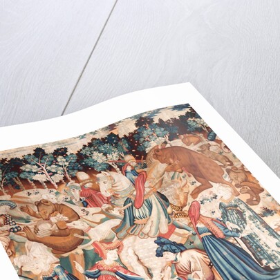 Devonshire Hunting Tapestry - Boar & Bear hunt. Southern Netherlands, 15th century by Anonymous