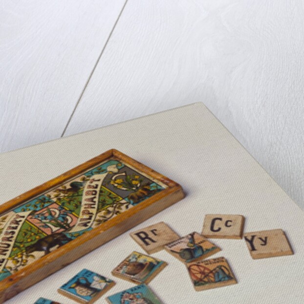 The Nursery Alphabet Game. Germany, 1875 by Unknown