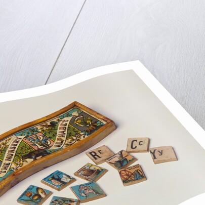 The Nursery Alphabet Game. Germany, 1875 by Unknown