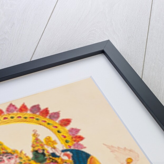 Shiva and Parvati on the bull Nandi by Unknown