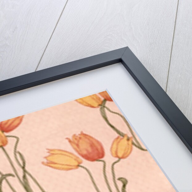 Tulips furnishing fabric by Unknown