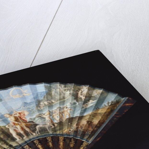 Fan. Rome, Italy, early 18th century by Leonardo Germo