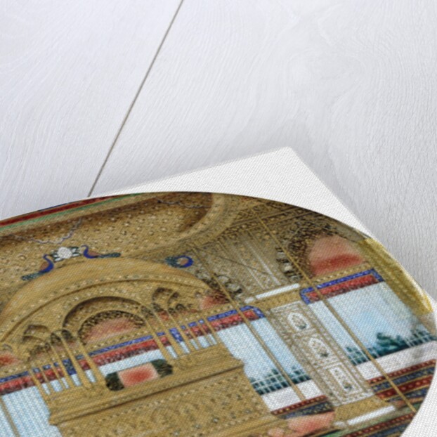 Peacock Throne. Delhi, India, mid-19th century by Unknown