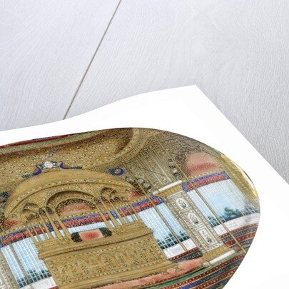 Peacock Throne. Delhi, India, mid-19th century by Unknown