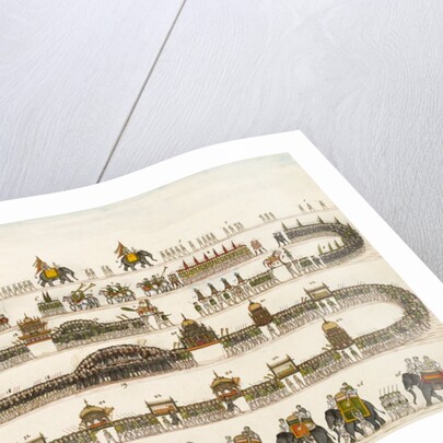 The Muharram Procession at Faizabad in 1772 by Unknown