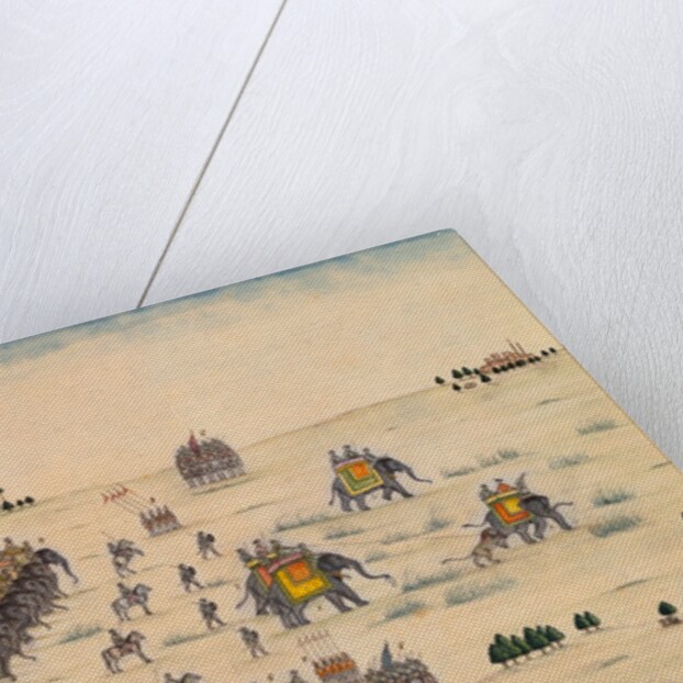 A tiger hunt with Nabob Shuja-ud-duala and Captain Harper present by Unknown