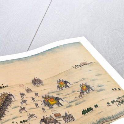 A tiger hunt with Nabob Shuja-ud-duala and Captain Harper present by Unknown