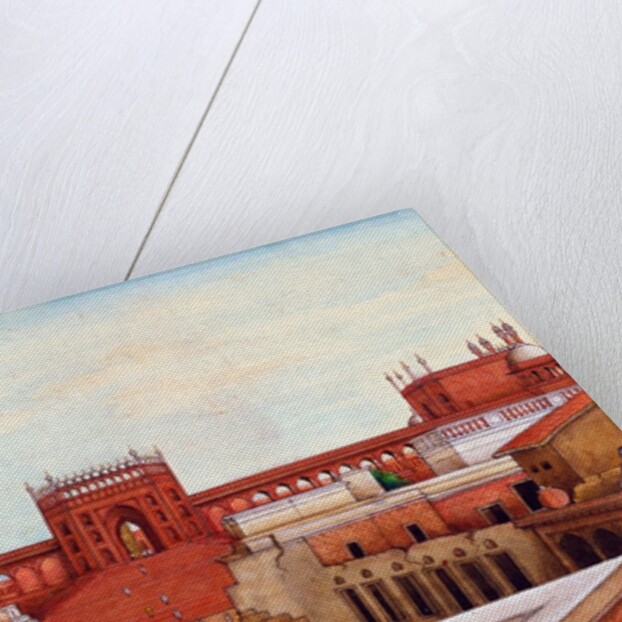 View of the Jami Masjid by Mazhar Ali Khan