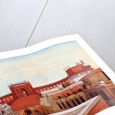 View of the Jami Masjid by Mazhar Ali Khan