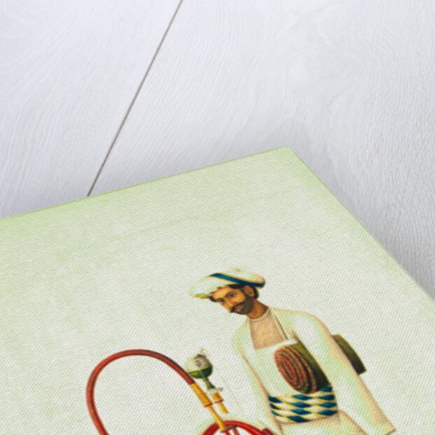 A hookah-bearer by Shaikh Muhammad Amir