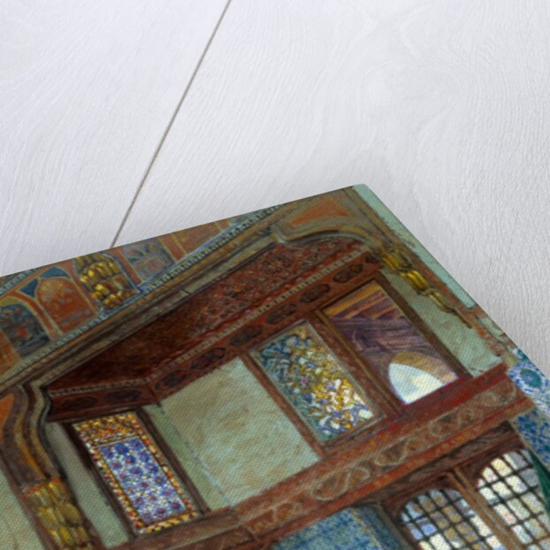 Interior of a house in Cairo by Frank Dillon