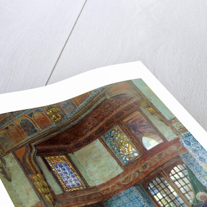 Interior of a house in Cairo by Frank Dillon