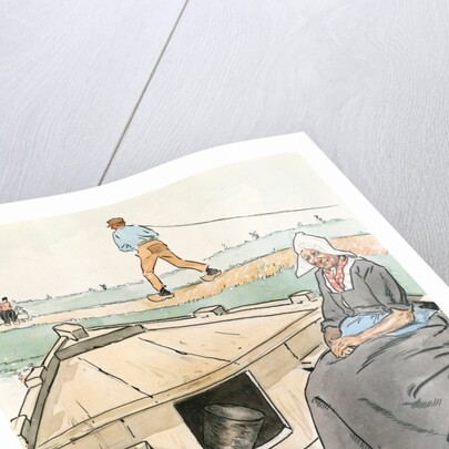 The Omnibus Boat on a Calm Day by Phil May