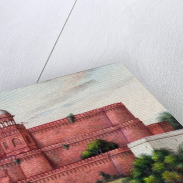 Delhi Gate, the principal entrance of the Agra Fort by Unknown