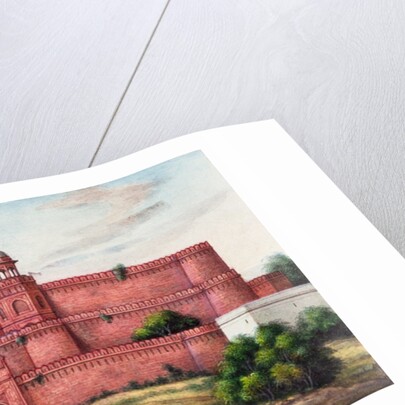 Delhi Gate, the principal entrance of the Agra Fort by Unknown