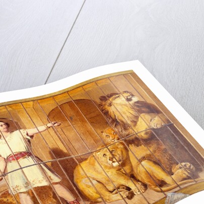Mr Van Amburgh with trained lions and tigers. Europe, 18th-19th century by Anonymous