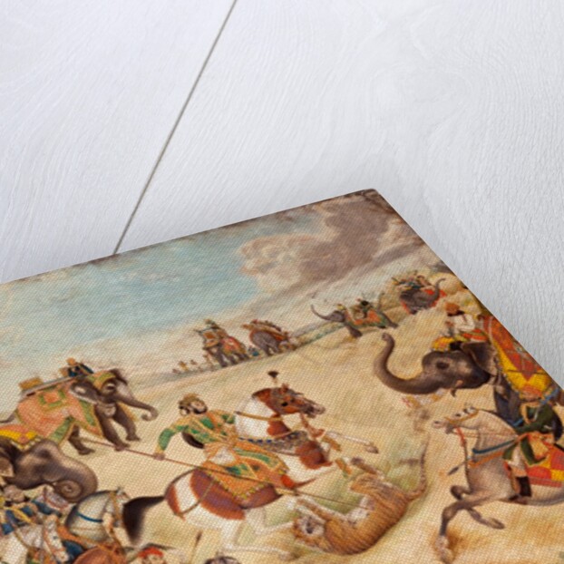 A Tiger Hunt at Jhajjar by Ghulam Ali Khan