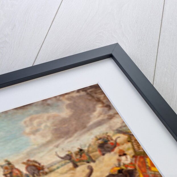 A Tiger Hunt at Jhajjar by Ghulam Ali Khan