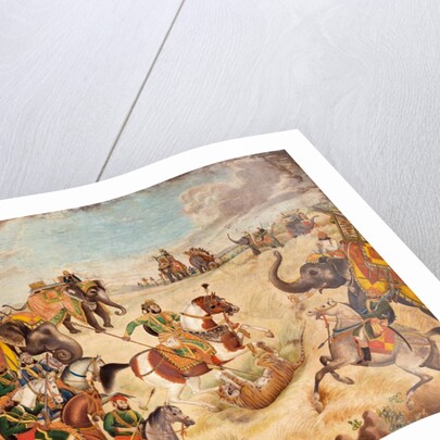 A Tiger Hunt at Jhajjar by Ghulam Ali Khan