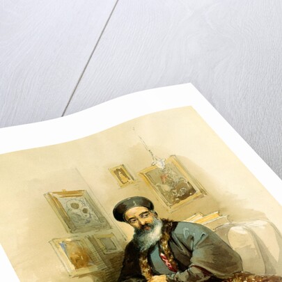 A Greek Priest by Aloysius Rosarius Amadeus Raymondus Andreas Brueghel