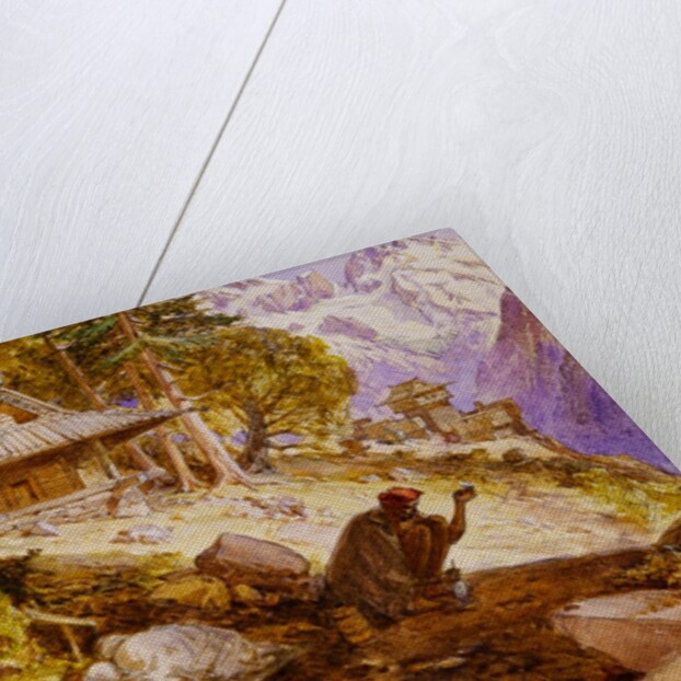 Children Sleeping in the Himalayas by William Simpson