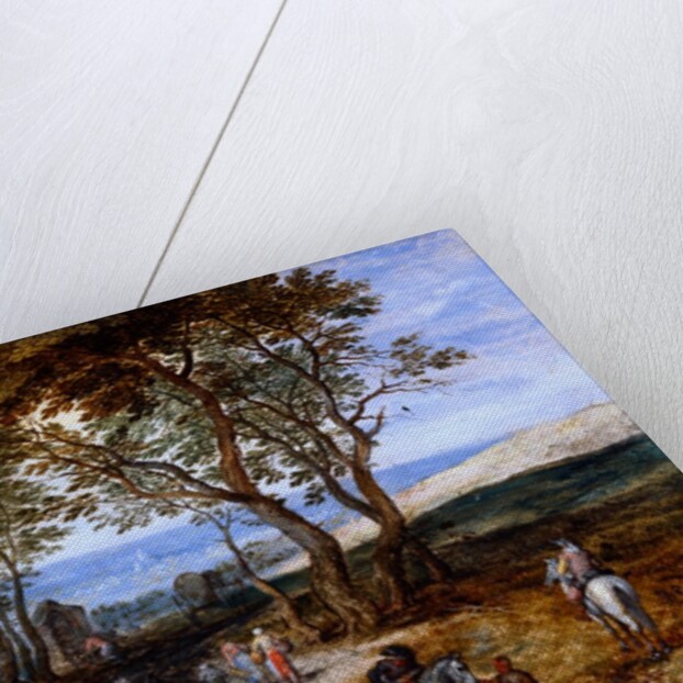 Country Road Scene with Figures by Jan Brueghel The Elder